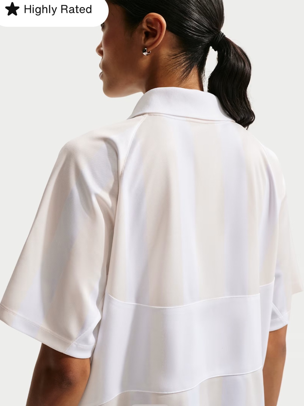 Nike White Polo Crop Top - Picture 8 of 14